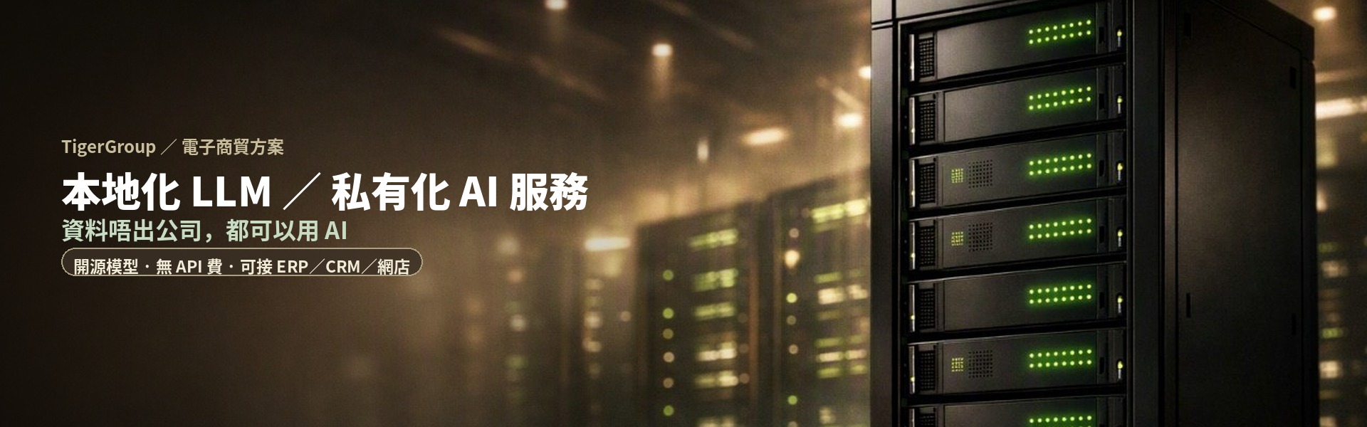 本地化 LLM ／ 私有化 AI 服務 — 資料唔出公司，都可以用 AI